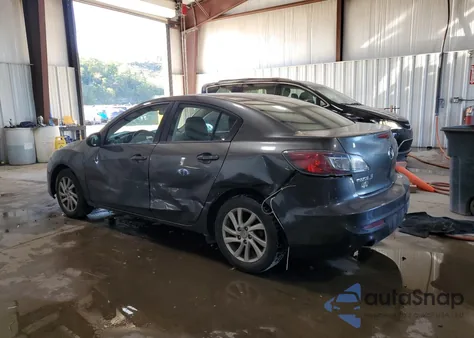 2012 Mazda 3 I from USA, damaged, VIN JM1BL1V81C1662270